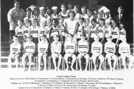 1992 Cross Country Team Prep