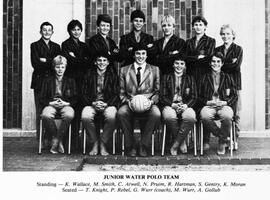 1981 Junior Water Polo Team