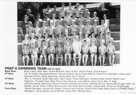 2002 Prep A Swimming Team