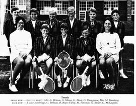 1974 Junior Tennis Team