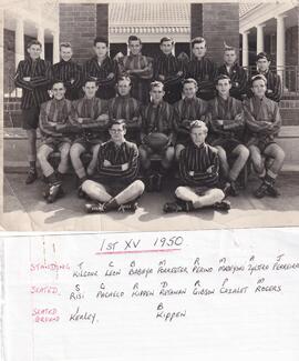 1950 Rugby 1st Team