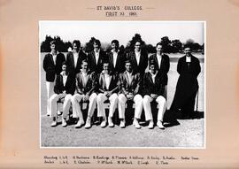1961 St David's College First XI Cricket