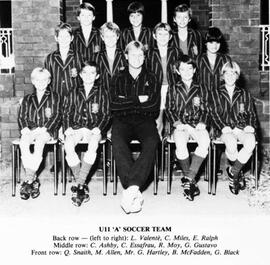 1982 U11 A Soccer Team