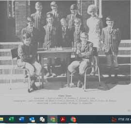 1970 Prep School Chess Team