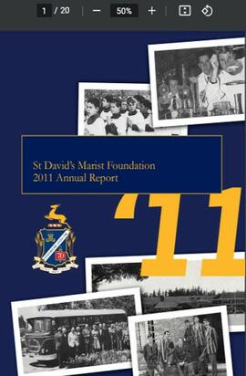 2011 St David's Marist Foundation Annual Report