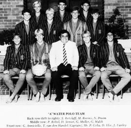 1982 A  Water Polo Team