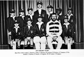 1987 First Cricket Team Junior School