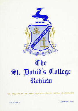 St David's Marist Inanda Yearbook 1963