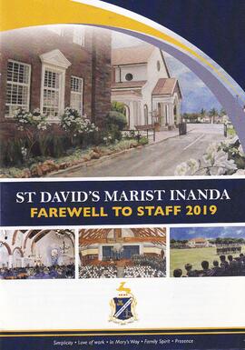 2019 St David's Marist Inanda. Farewell to Staff