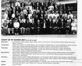 2001 St David's Staff