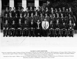 1991 Matriculation Group