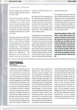 2006 The Official Newsletter of the St David's Old Boys Association. 2nd edition 2006. Issue2/2006