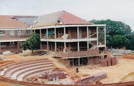 1999 Champagnat Hall under construction