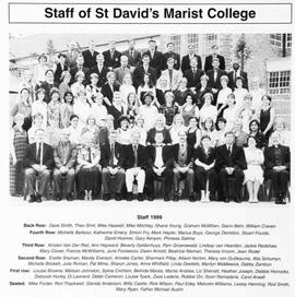 1999  Staff of St David's Marist College