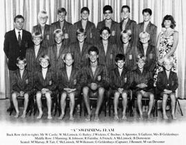 1990 A Swimming Team Prep