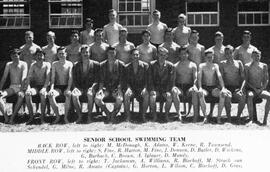 1960 Swimming Senior School team