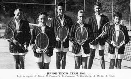 1960 Junior Tennis 1st Team