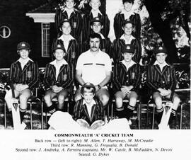 1982  Commonwealth A Cricket Team