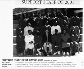 2001 St David's Support Staff