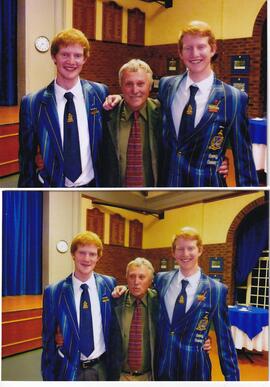 2010 Matthew and Simon Rigby with Willy Castle
