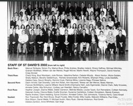 2002 St David's Staff