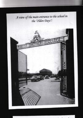 1943 School Entrance Gates