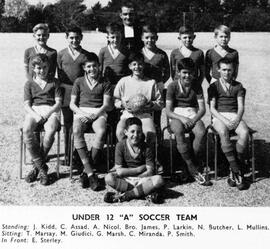 1965 U12A Soccer Team