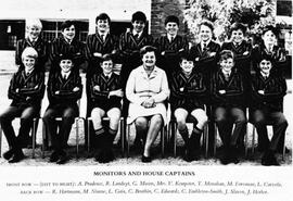 1974 House Captains and Junior Monitors