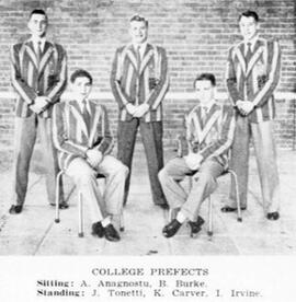 1954 College Prefects