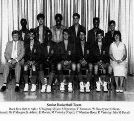 1989 Senior Basketball Team