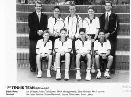 2002 Prep1st Tennis Team