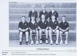 2009 1st Tennis Team