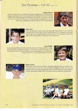 2008 St David's Cricket Tour to Kwa-Zulu-Natal - October 2008