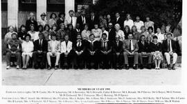 1991 Members of Staff