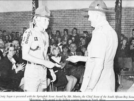 1973 Springbok Scout Award