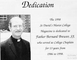 1998 Father Bernard Brewer College Chaplain