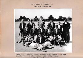 1961 St David's College First Team Hockey