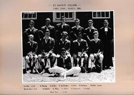 1960 St David's College First Team Hockey