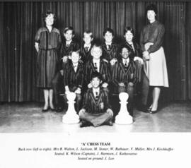 1986 Prep A Chess Team
