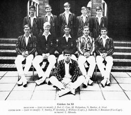 1971 Cricket 1st XI