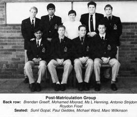 1996 Post Matriculation Group