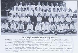 2010 Swimming Inter-High B and C Teams (No  photo  of A Team in Yearbook)