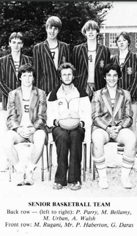 1980 Senior Basketball Team