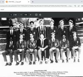 1992 School Prefects