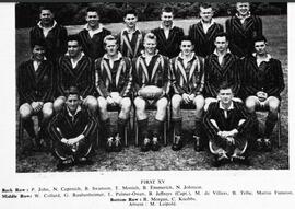 1957 Rugby First XV