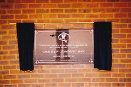 2000 Champagnat Hall official Opening