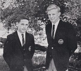 1963 M. Beaumont and R. Hutton Transvaal Schools Swimming Representatives