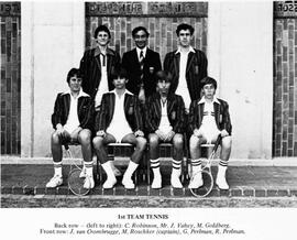 1979 1st Tennis Team