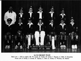 1985 Prep 1st X1 Cricket Team