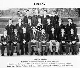 1999 Rugby First XV